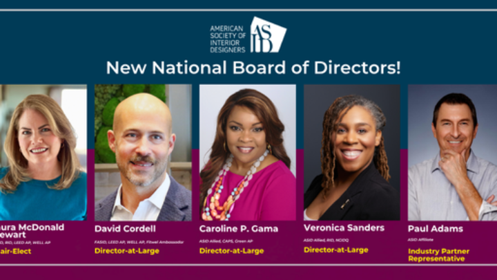 ASID Announces 2026–2027 National Board of Directors